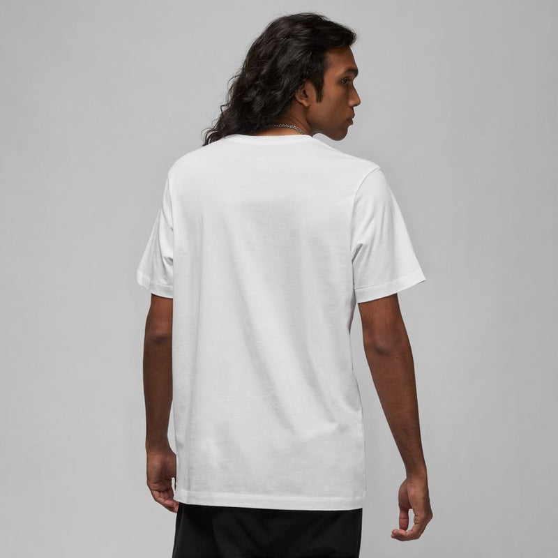 Jordan Air Men's Stretch T-Shirt 'White/Black/Red'