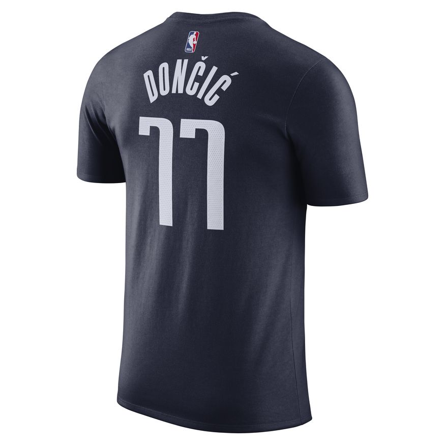 Luka Doncic Dallas Mavericks Statement Edition Men's Jordan NBA T-Shirt 'Navy'
