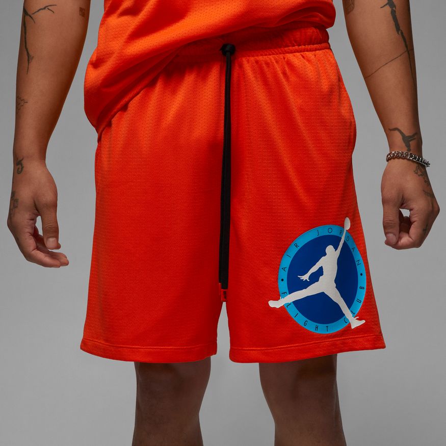 Jordan Flight MVP Men's Mesh Shorts 'Orange/White'