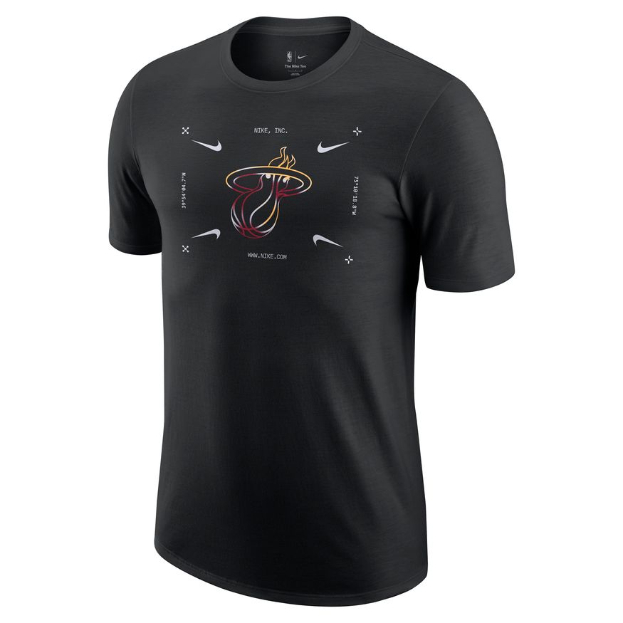 Miami Heat Men's Nike NBA T-Shirt 'Black'