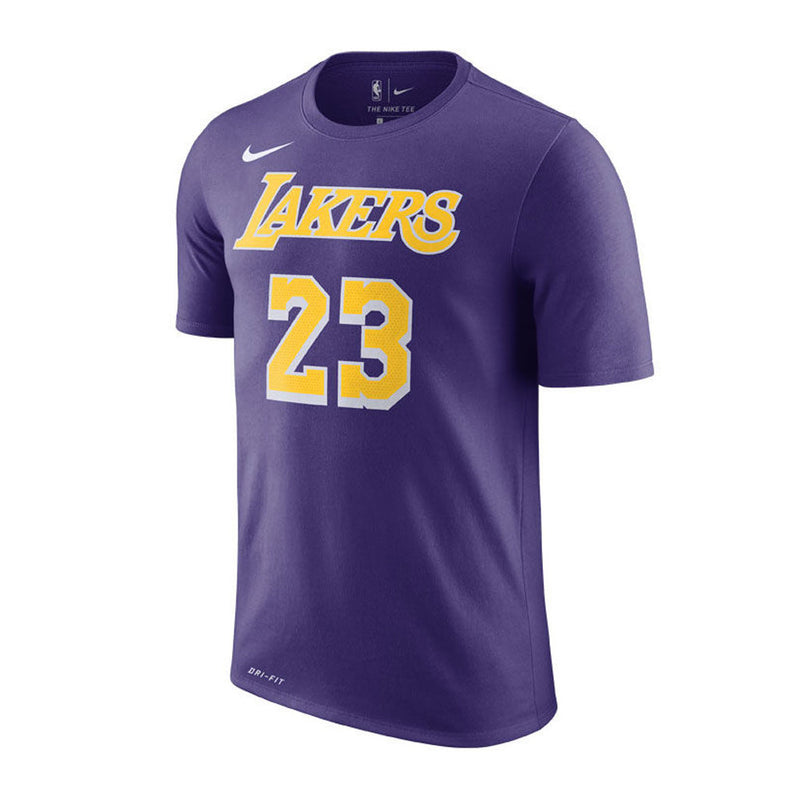 Nike Statement Kids T-shirt Lakers LeBron James 'Purple/Amarillo'