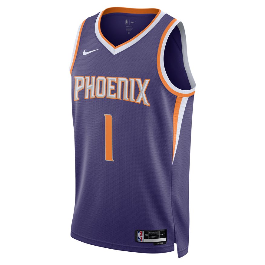 Devin Booker Phoenix Suns Icon Edition 2022/23 Nike Dri-FIT NBA Swingman Jersey 'New Orchid'