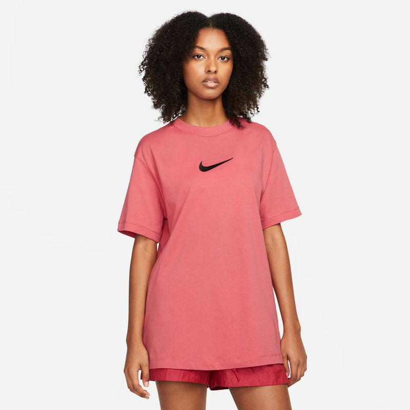Nike Sportswear Women's T-Shirt 'Adobe/Black'