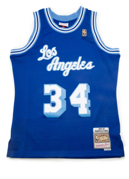 M&N Swingman Jersey Los Angeles Lakers Alternate - S. O'Neal #34 'Blue'