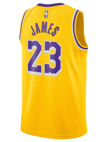 Los Angeles Lakers Nike Icon Replica Jersey - LeBron James - Kids