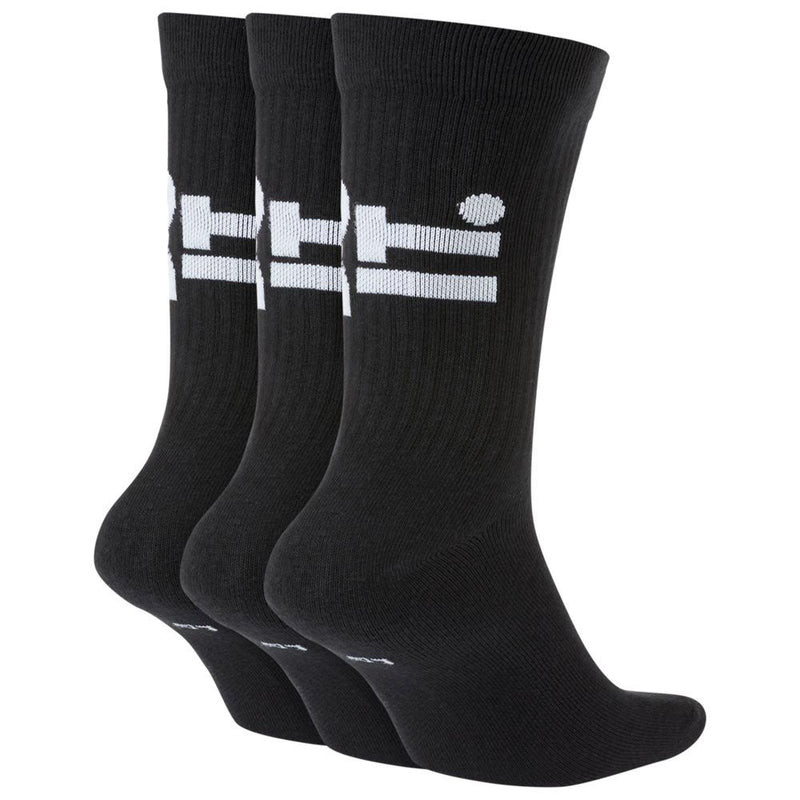 Nike Sportswear Everyday Essential Crew Socks 'Black/White'
