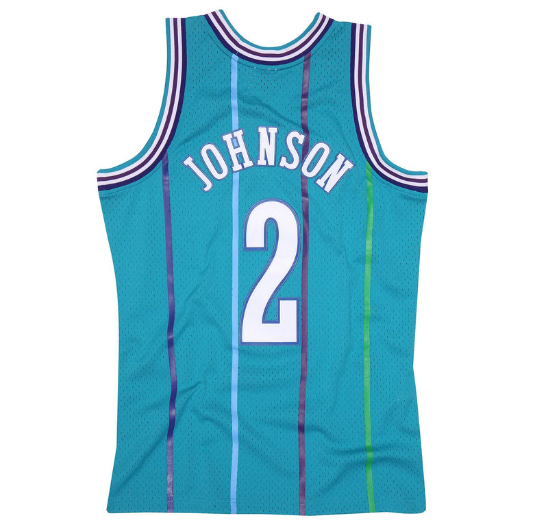 Mitchell & Ness NBA Larry Johnson Charlotte Hornets 1992-93 Swingman Jersey 'Teal'