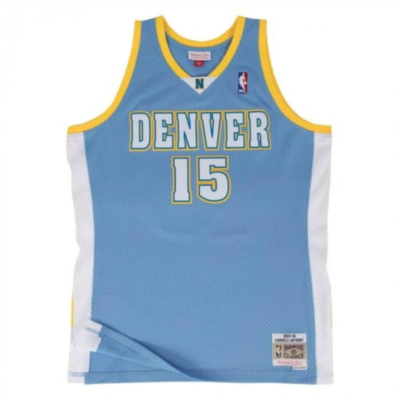 Mitchell & Ness Denver Nuggets Carmelo Anthony Swingman Jersey 'Blue'