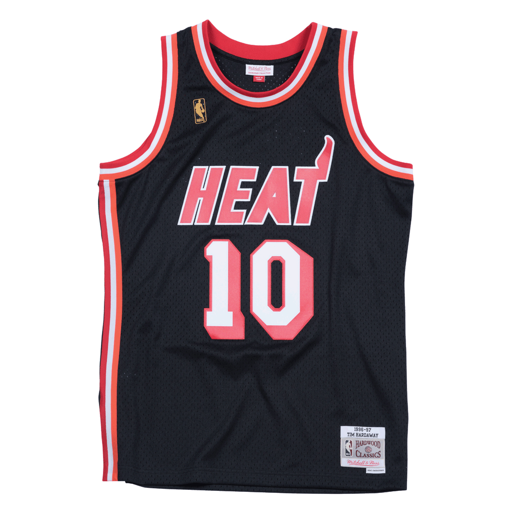 Mitchell & Ness NBA Swingman Jersey Miami Heat "Tim Hardaway" 'Black/Orange'
