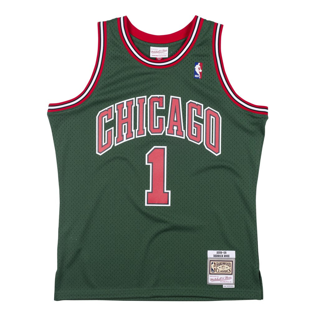 M&N Swingman jersey D.Rose#1 Chicago bulls 'Green'