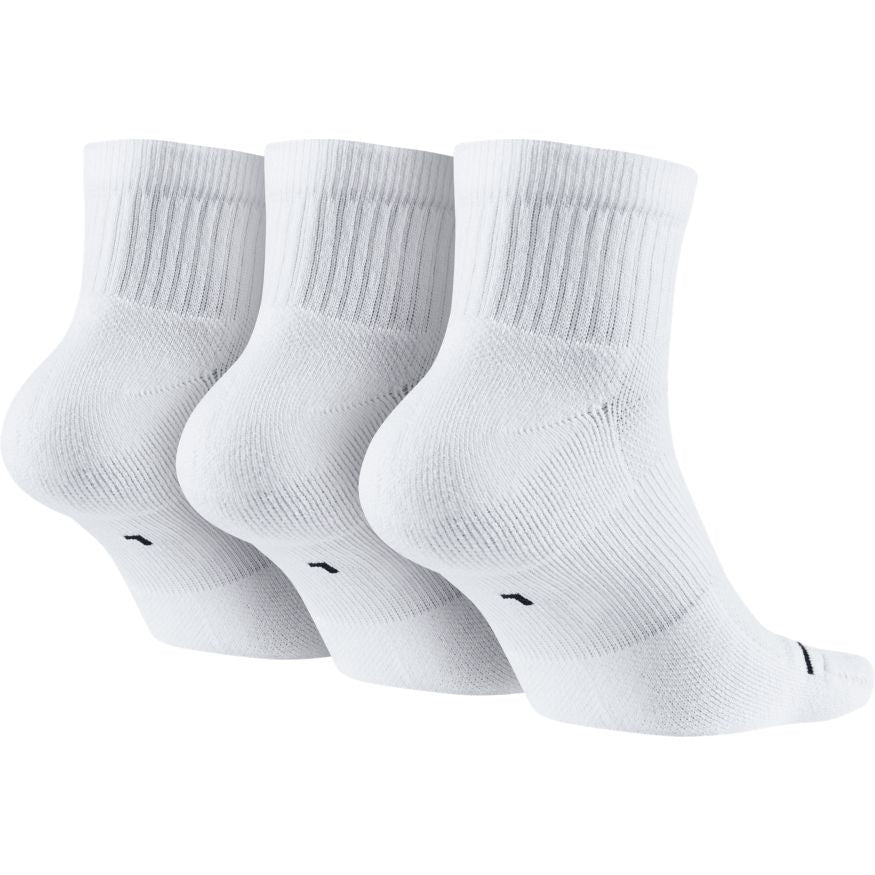 Jordan Jumpman High-Intensity Quarter Sock (3 Pair) --_'White'_