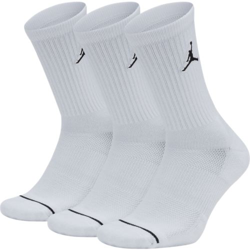 Unisex Jordan Jumpman Crew Socks 3Pack 'White'