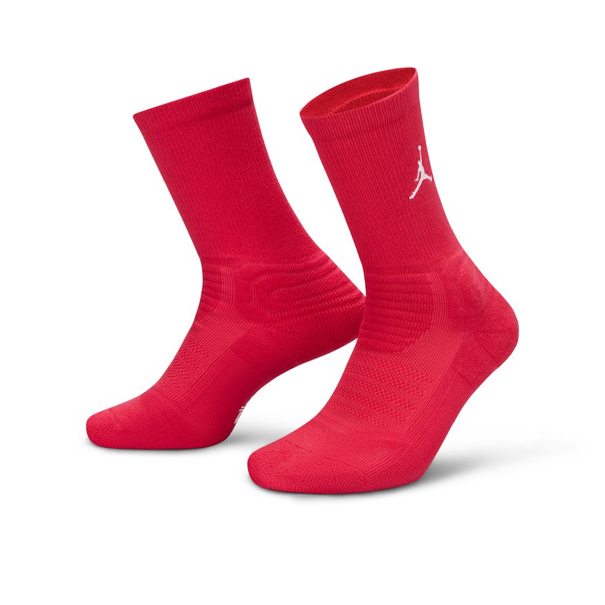 Jordan Flight Crew Basketball Socks 'Pink/White'