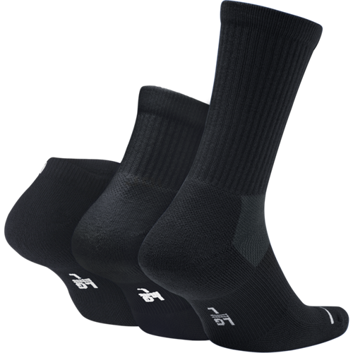 Jordan Waterfall Socks 3Pairs 'Black'