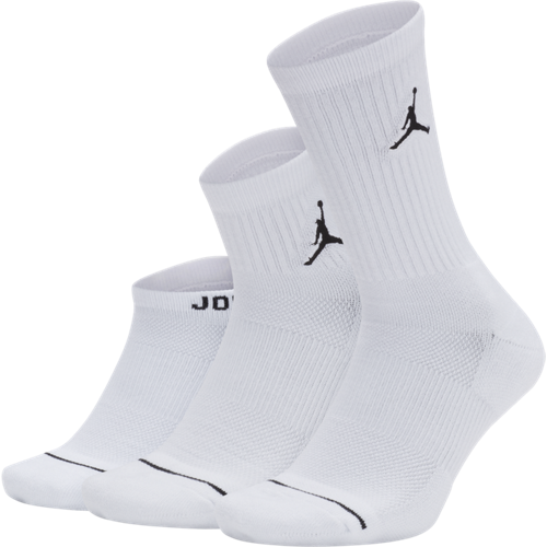 Jordan Waterfall Socks 3Pairs 'White'