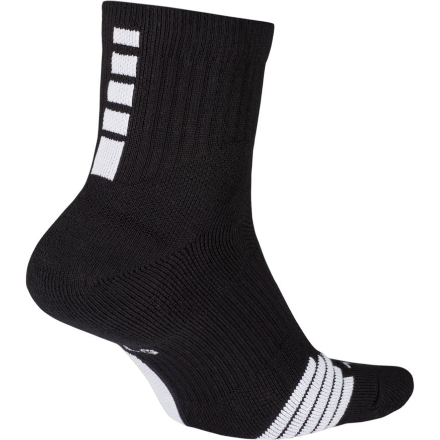 Nike Elite Mid Basketball Socks 'Black'