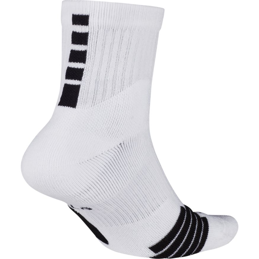 Nike Elite Mid Basketball Socks 'White'