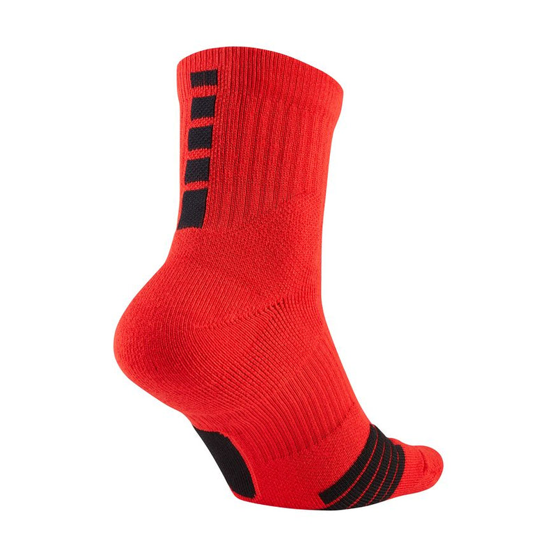 Nike Elite Mid Basketball Socks 'Red/Black/White'