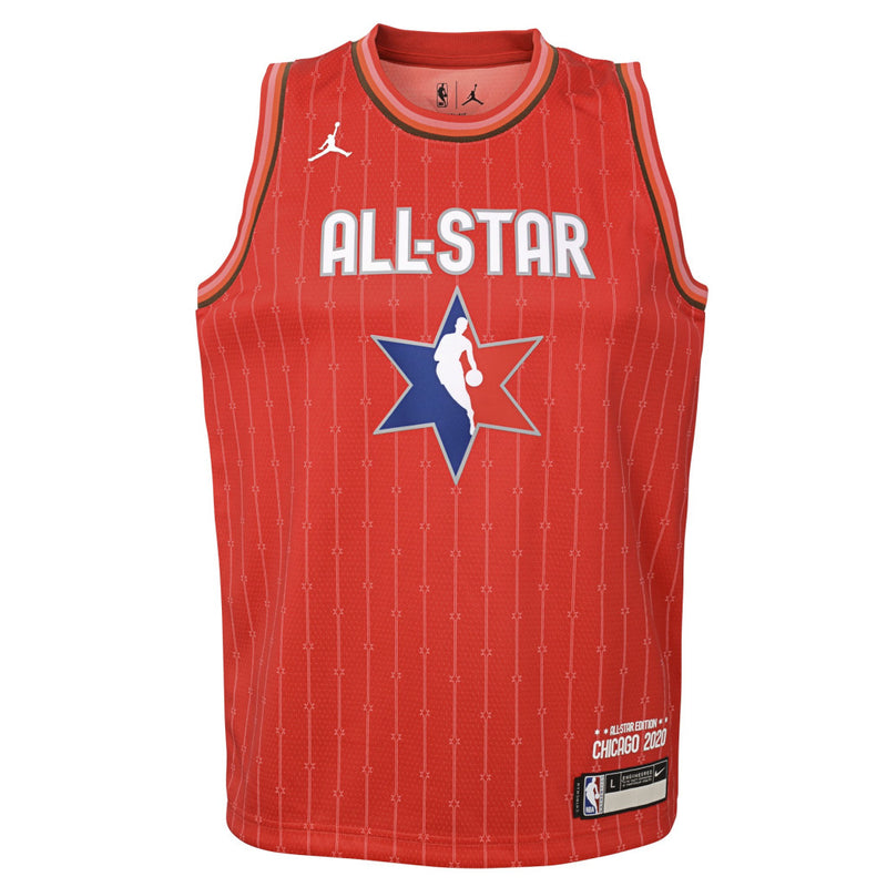 Jordan Swingman Jersey All Star Game 2020 Kids Jersey Kyrie Irving 'Red'