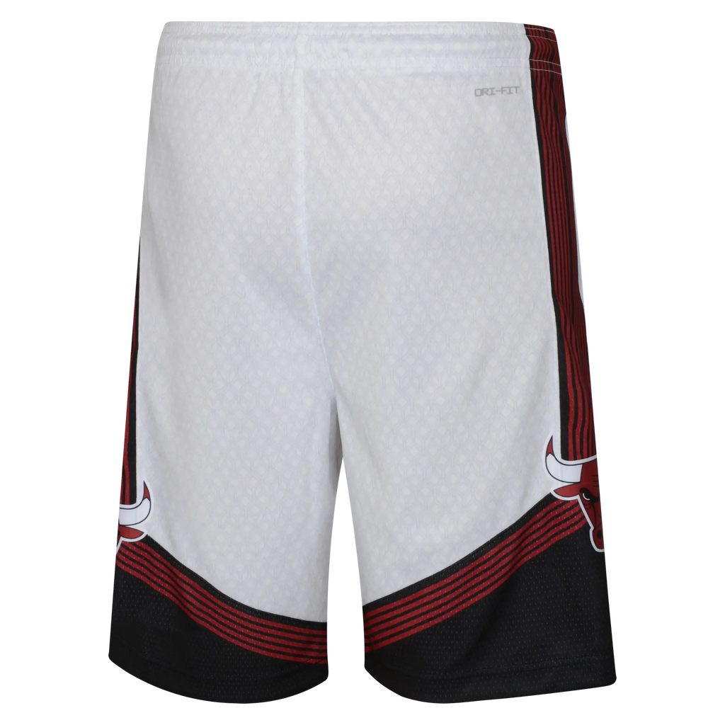 Nike NBA Chicago Bulls City Edition Boys Short 'White/Black/Red'