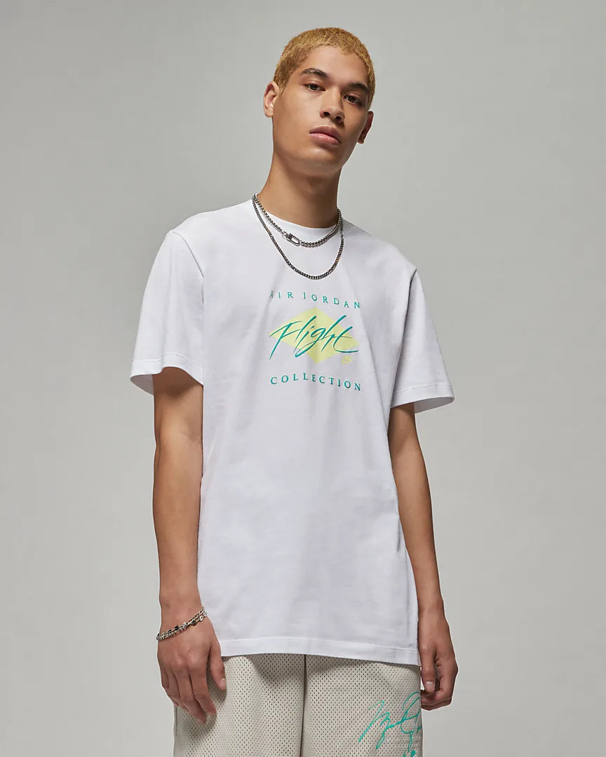 Jordan Flight Essentials Men's T-Shirt 'White/Citron Tint'