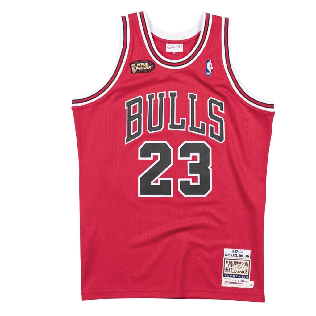 Mitchell & Ness Authentic Michael Jordan Chicago Bulls Road Finals 1997-98 Jersey