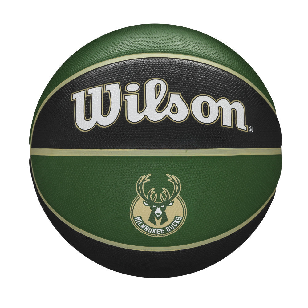 Wilson NBA Team Tribute Milwaukee Bucks Size 7 'Black/Green'