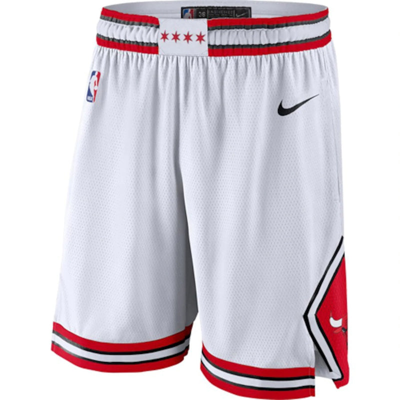 Nike Chicago Bulls Association Edition 2020 Nike NBA Swingman Shorts Kids 'White'