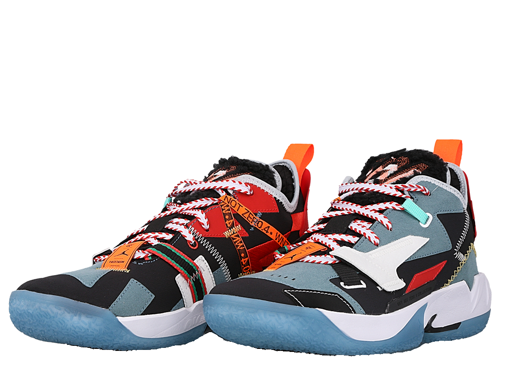 Jordan Why Not? Zer0.4 x Facetasm Basketball Shoe 'Black/Blue/Red