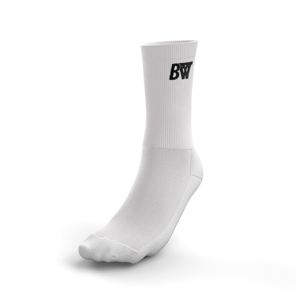 Bouncewear Basketball Performance Sock White