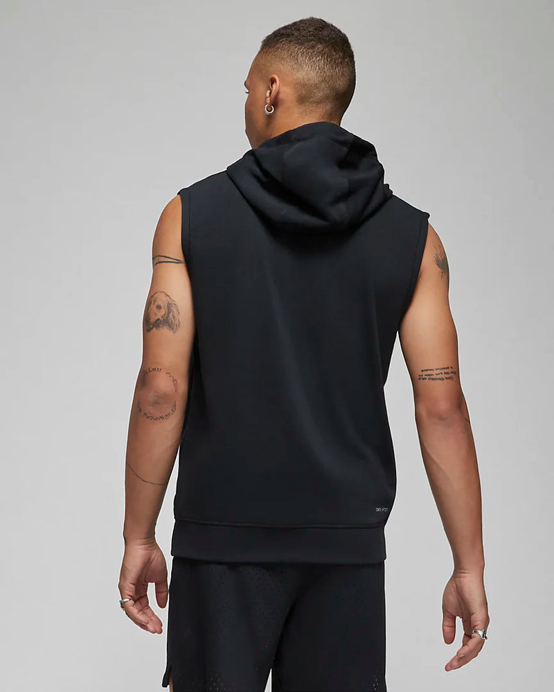 Jordan Dri FIT Sport Men s Sleeveless Pullover Hoodie Black White