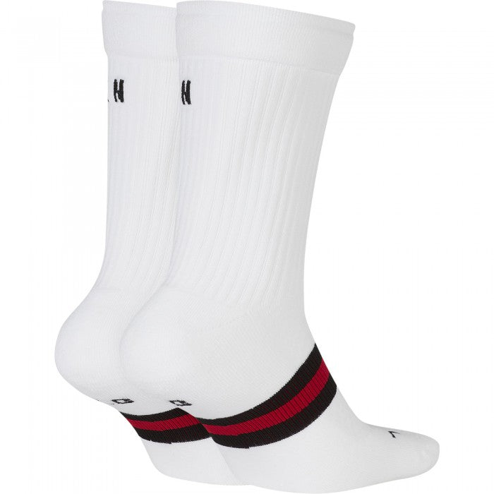 Jordan Legacy Socks 'White/Red'