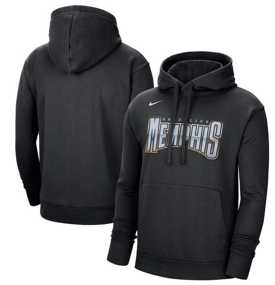 Nike Fleece Essential Memphis Grizzlies City Edition Boys Pullover 'Black'