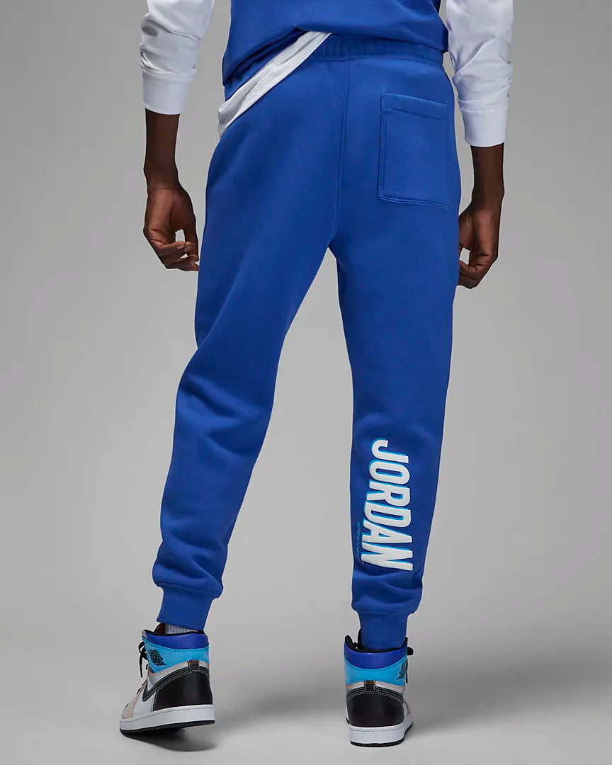 Jordan Flight MVP Men's Fleece Trousers 'Blue/Orange'