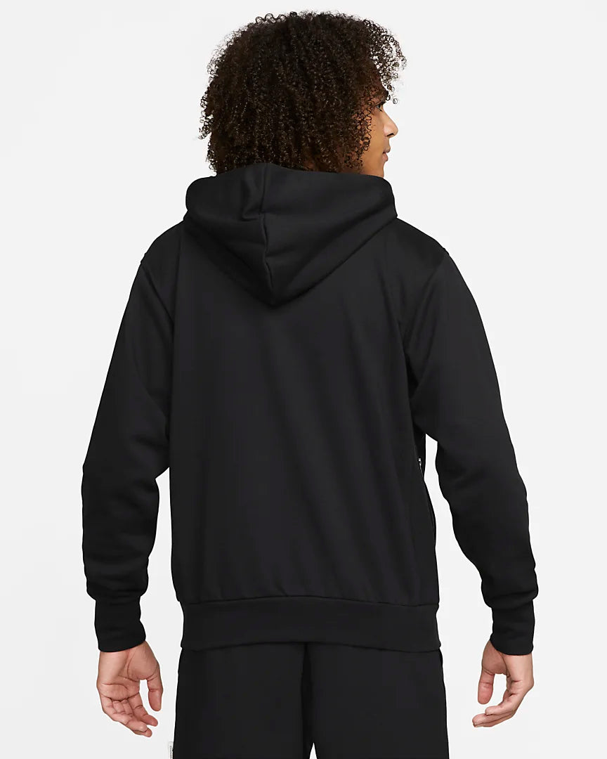 Nike Dri-FIT Standard Issue Men's Pullover Basketball Hoodie 'Black/Ivory'