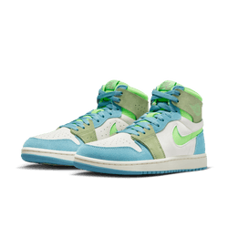 Air Jordan 1 Zoom CMFT 2 Women's Shoes 'Cerulean/Green/Phantom'