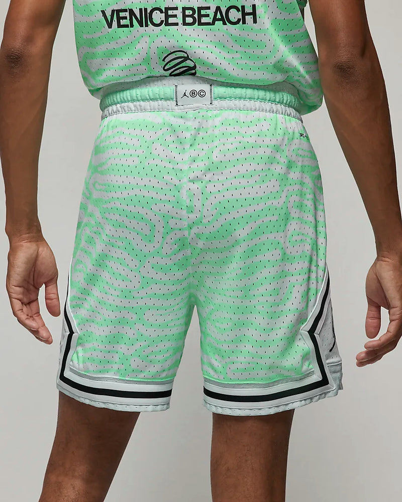 Jordan Dri-FIT Sport BC Men's Printed Diamond Shorts 'Mint/Black/White'