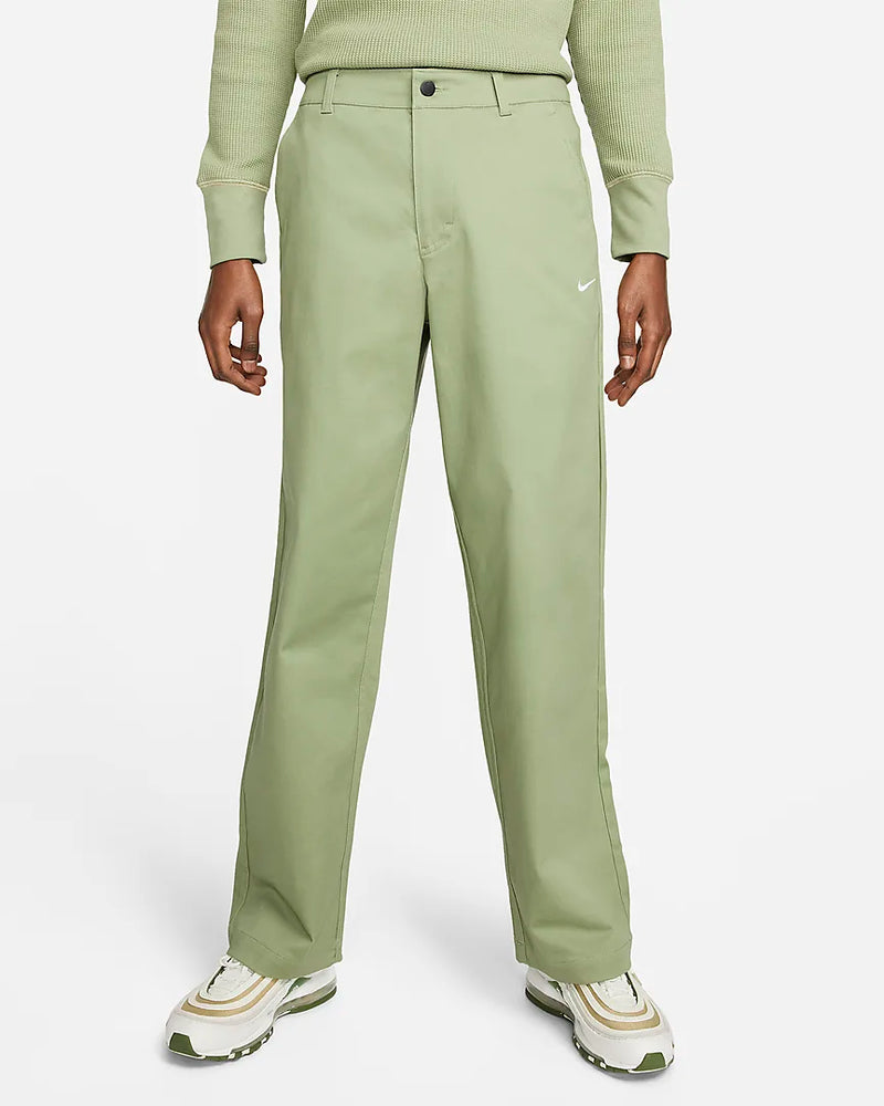 Nike Life Men's El Chino Trousers 'Oil Green/White'