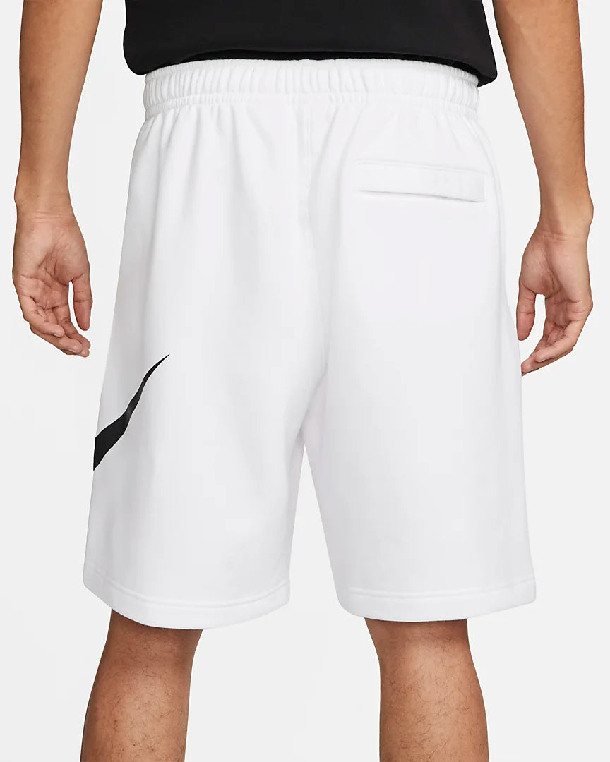 Nike Sportswear Club Men's Graphic Shorts 'White/Black'
