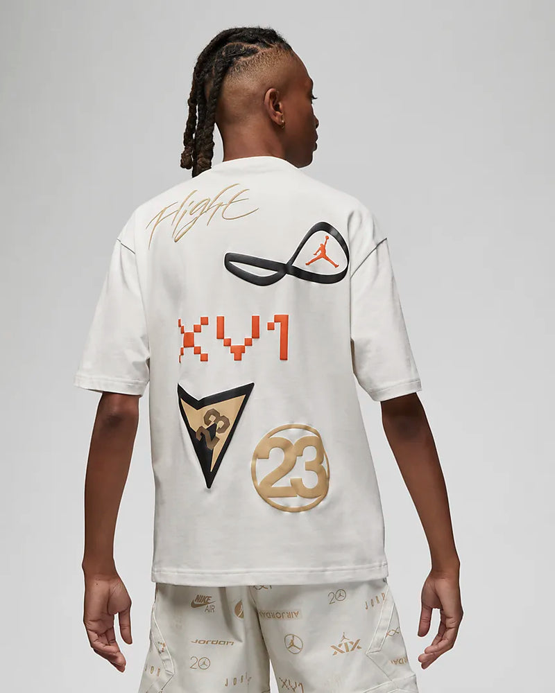 Jordan Flight Heritage 85 Men's Graphic T-Shirt 'Phantom/Desert'