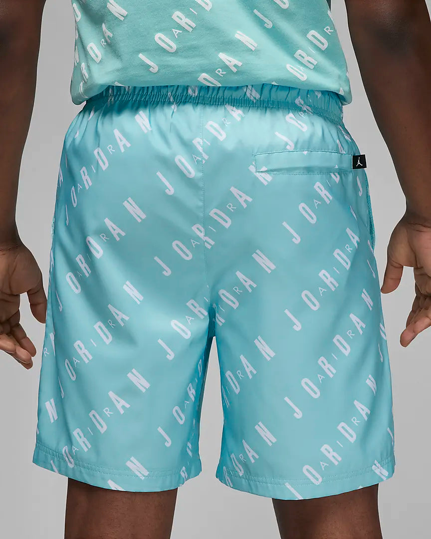 Jordan Essentials Men's Poolside Shorts 'Bleached Aqua/White'