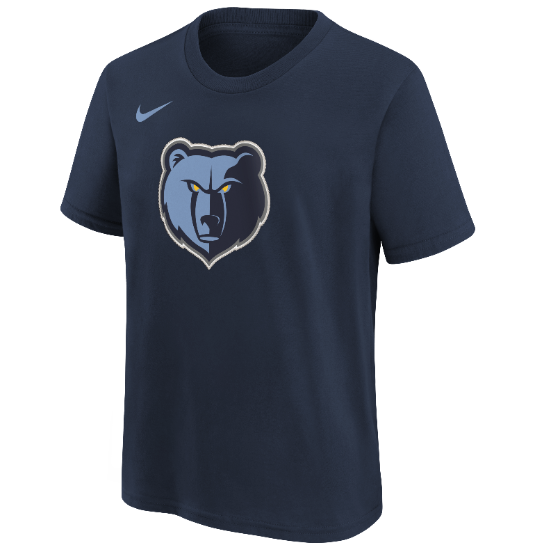 Nike NBA Team Logo Memphis Grizzlies Kids T-shirt 'Black'