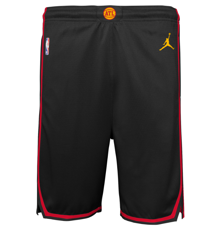 Atlanta Hawks Statement Edition Jordan NBA Swingman Shorts Kids 'Black'