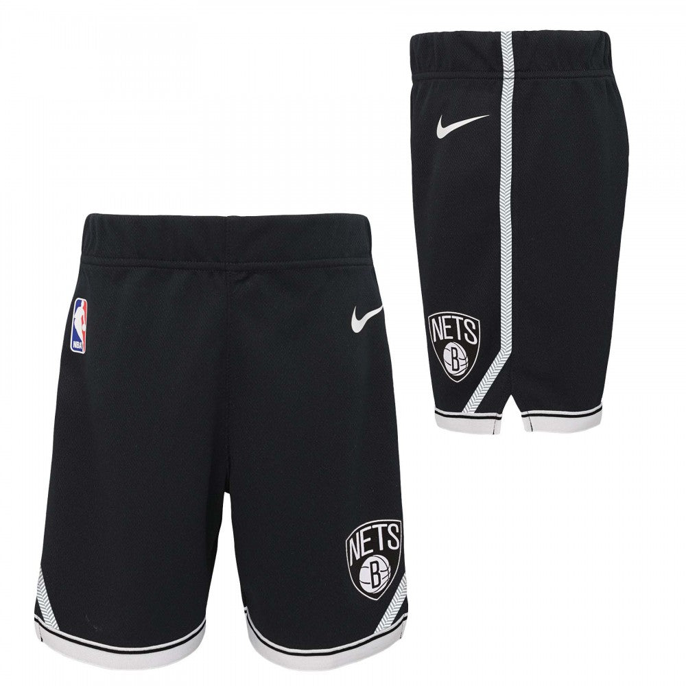 Nike NBA Brooklyn Nets Icon Replica Kids Short 'Black/White'