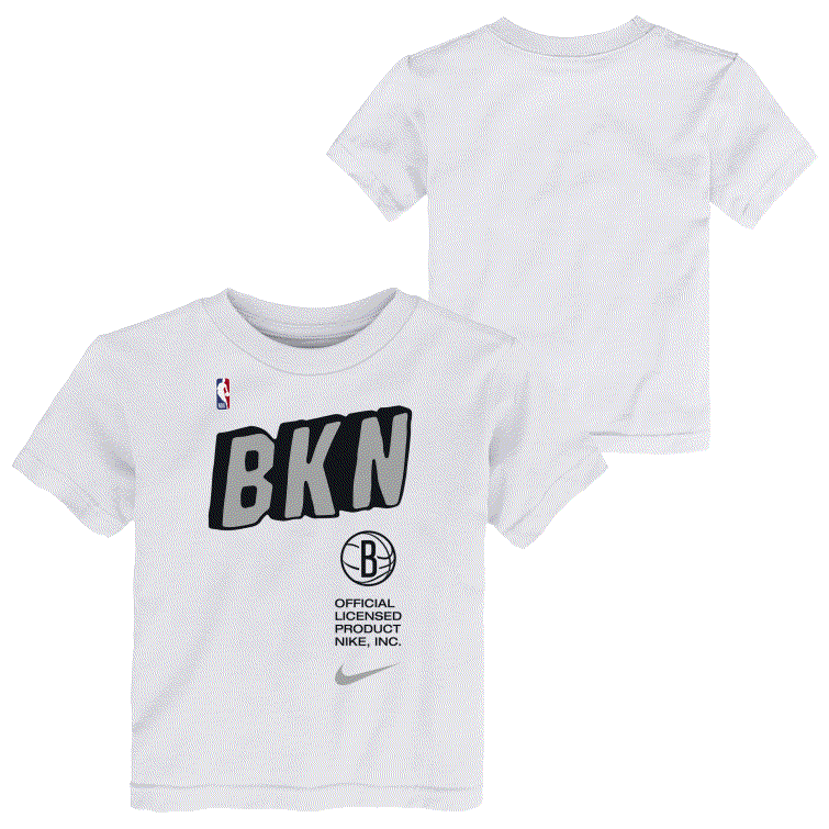 Nike Essential Block NBA Brooklyn Nets Kids T-Shirt 'White'