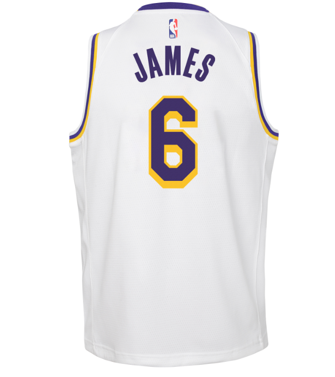 Nike Kids Swingman Association Jersey Los Angeles Lakers Lebron James Bouncewear