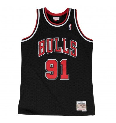 Mitchell & Ness NBA Swingman Jersey Chicago Bulls "Dennis Rodman" 'Black/Red'
