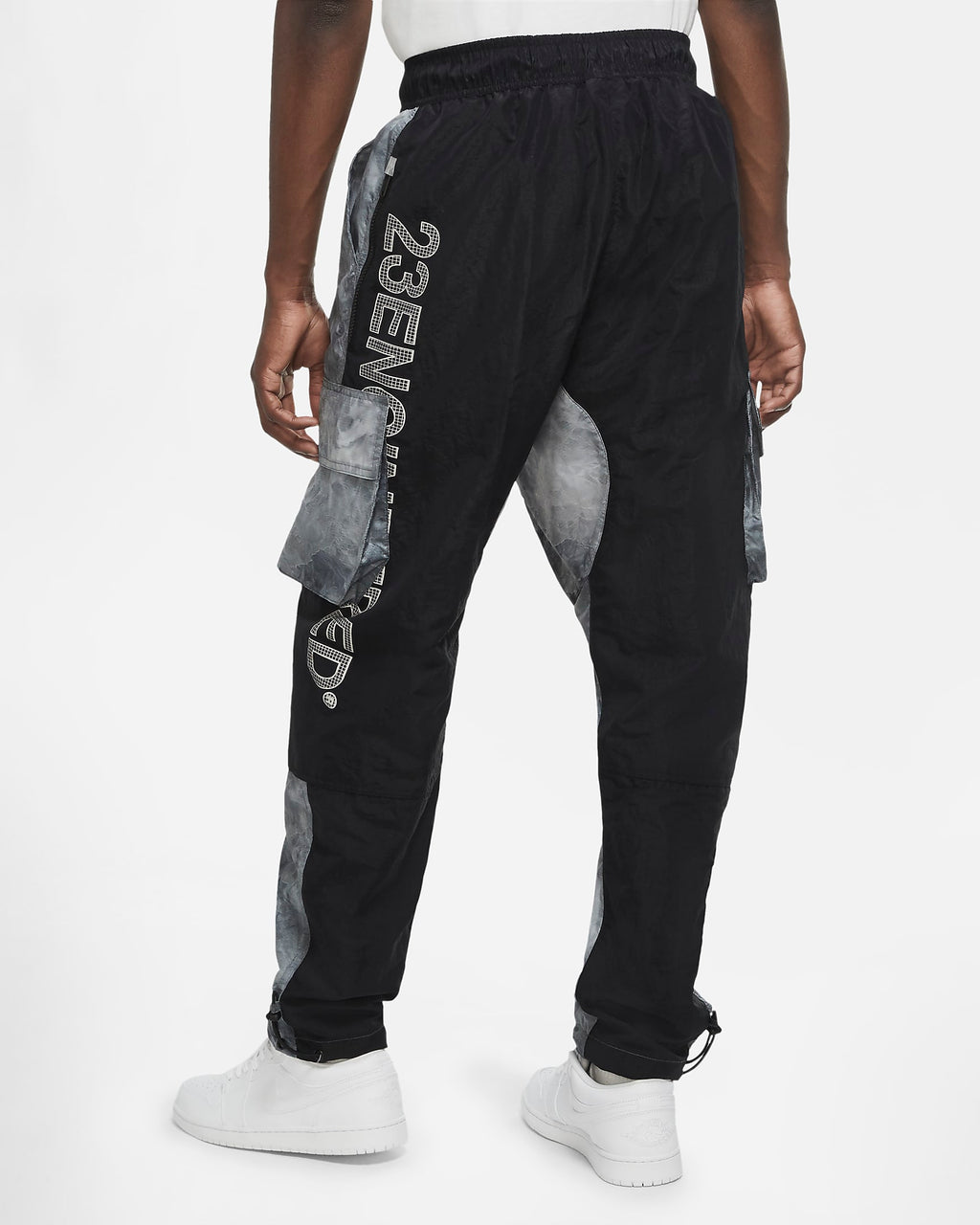 Men's Printed Cargo Trousers Jordan 23 Engineered 'White/Black'