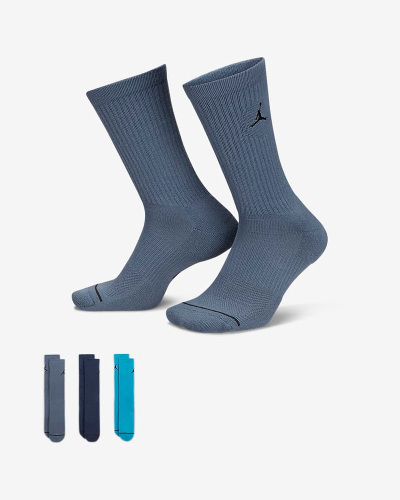 Jordan Everyday Crew Socks (3 pairs) 'Multi Color'