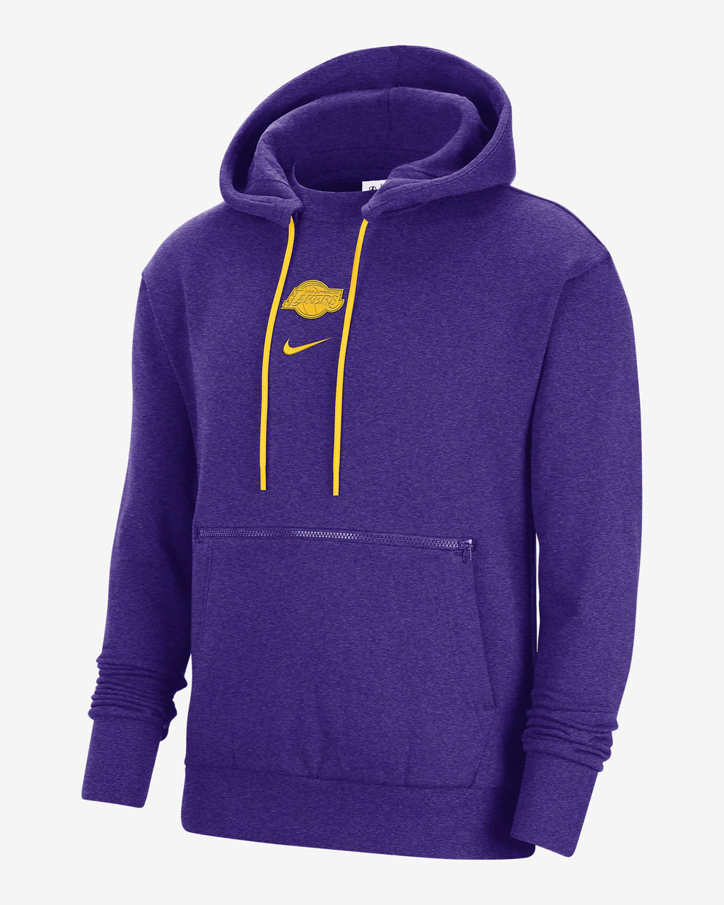 Los Angeles Lakers Courtside Men's Nike NBA Pullover Fleece Hoodie 'Purple'